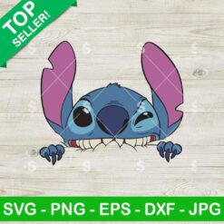 Disney Stitch Biting SVG